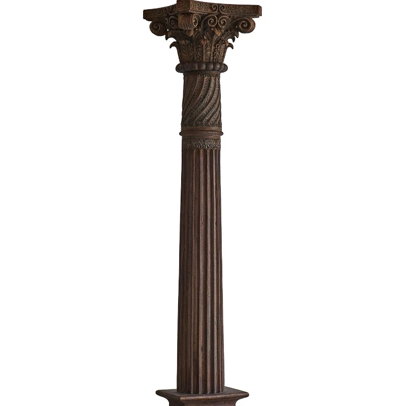 Wabi-sabi aesthetics, medieval style shop, foyer column art, antique soft furnishings, and landscaping