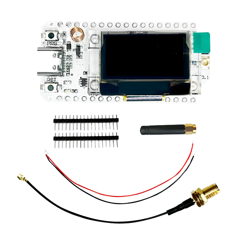 Heltec Meshtastic Wi-Fi Dev-보드, SX1262 및 ESP32-S3FN8 칩, OLED 메쉬 네트워크 Paxcounter 지지대 Heltec V3, LoRa 32 V3