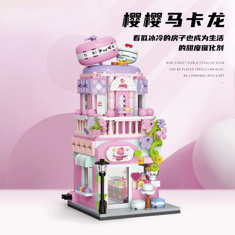 Fun scene series building block toy decoration gift