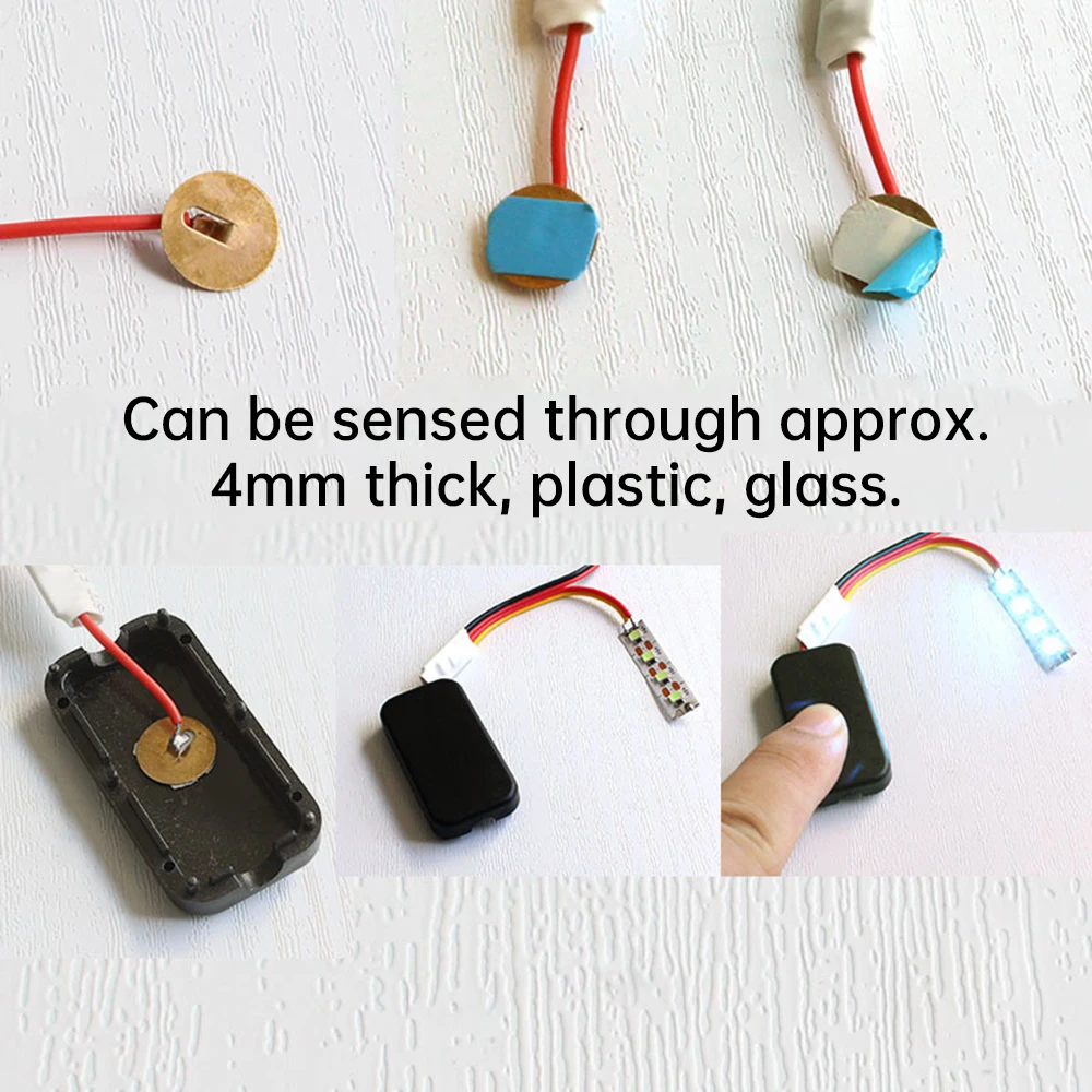 DC 3.7-24V Touch Switch Point Action Self-Locking ปกติเปิดและปกติปิดสวิทช์ Touch Sensing Water Level Monitor