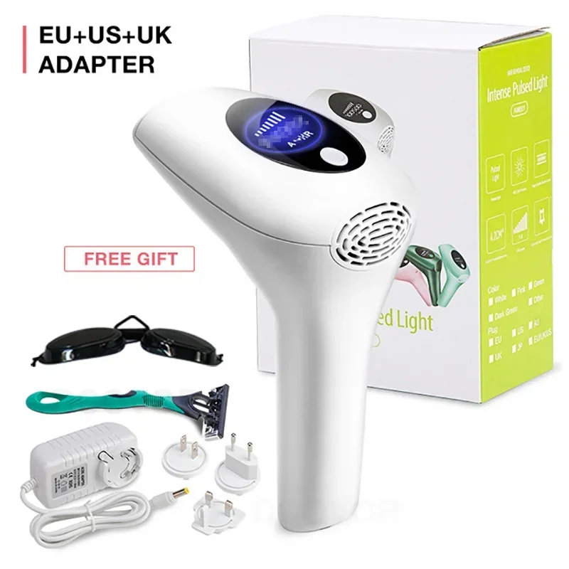 900000   Flashs Laser épilateur Instrument Permanent IPL épilation appareils à usage domestique glac