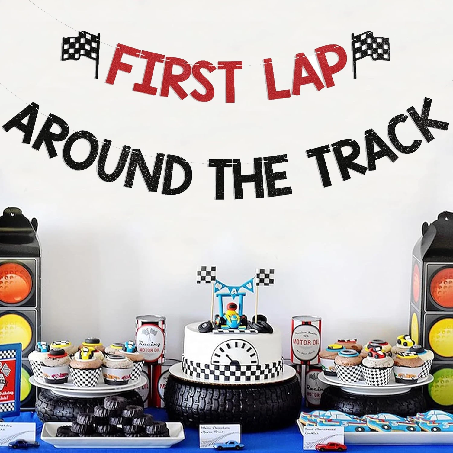 First Lap Around The Track Ban - Car Accessories Banner review and price