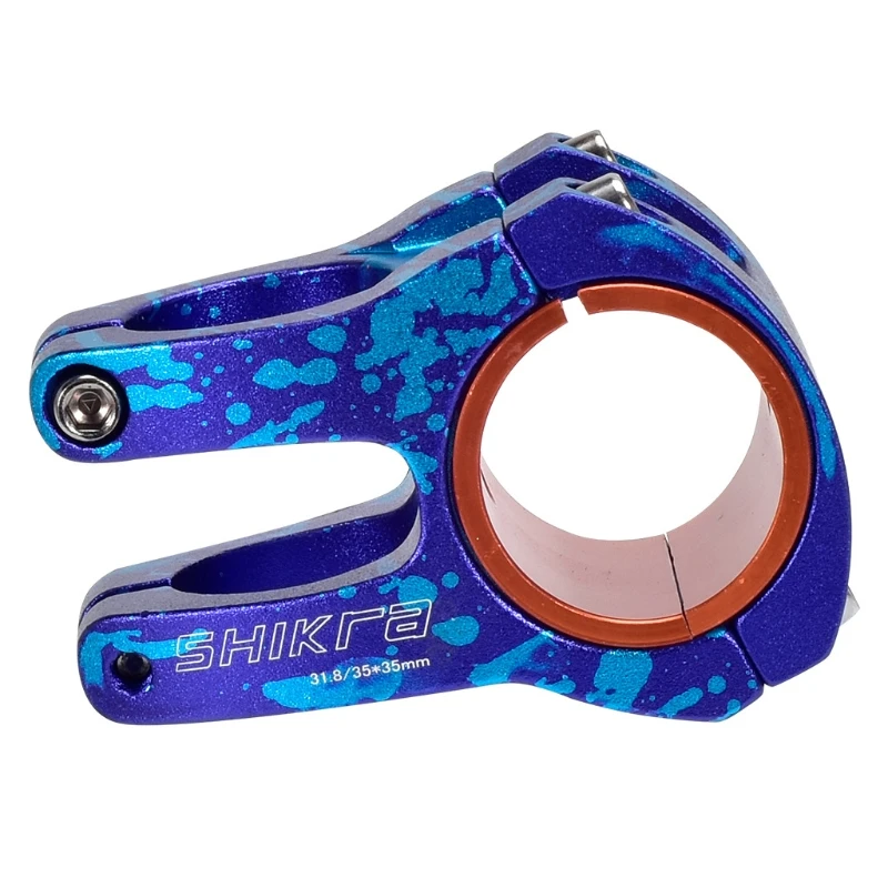 YY SHIKRA Mountain Bike Stem Colorful Downhill Stem Ultra-light Hollow Aluminum Alloy Stem Bicycle Accessories