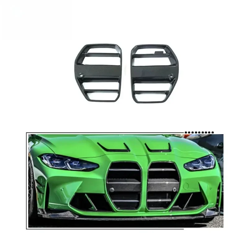 Pre-dried carbon fiber car grille for BWM G80 M3 G82 G83 M4 front bumper kidney grille without ACC