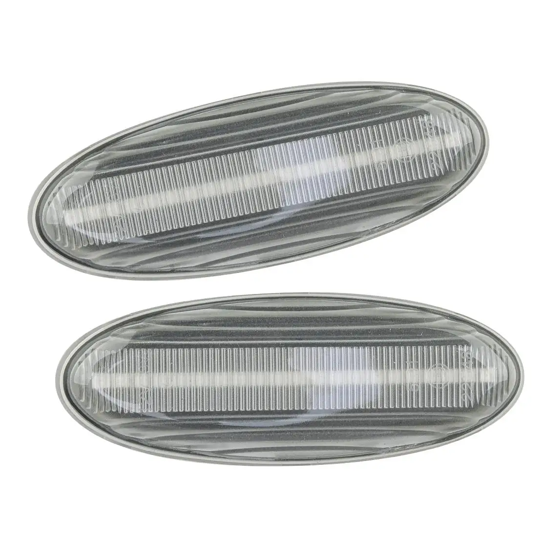 

1 Pair Clear Lens Sequential LED Fender Side Marker Light 12V Fit for Mazda RX-7 FD Protege5 Tribute MX-6 Plastic