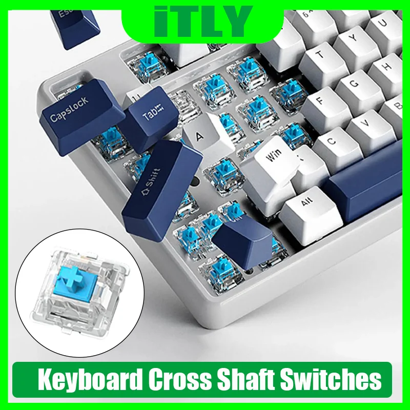

Silent Replacement Axis Clicky Linear Switch Backlit Mechanical Keyboard Switches Tactile Keyboard Cross Shaft Switches