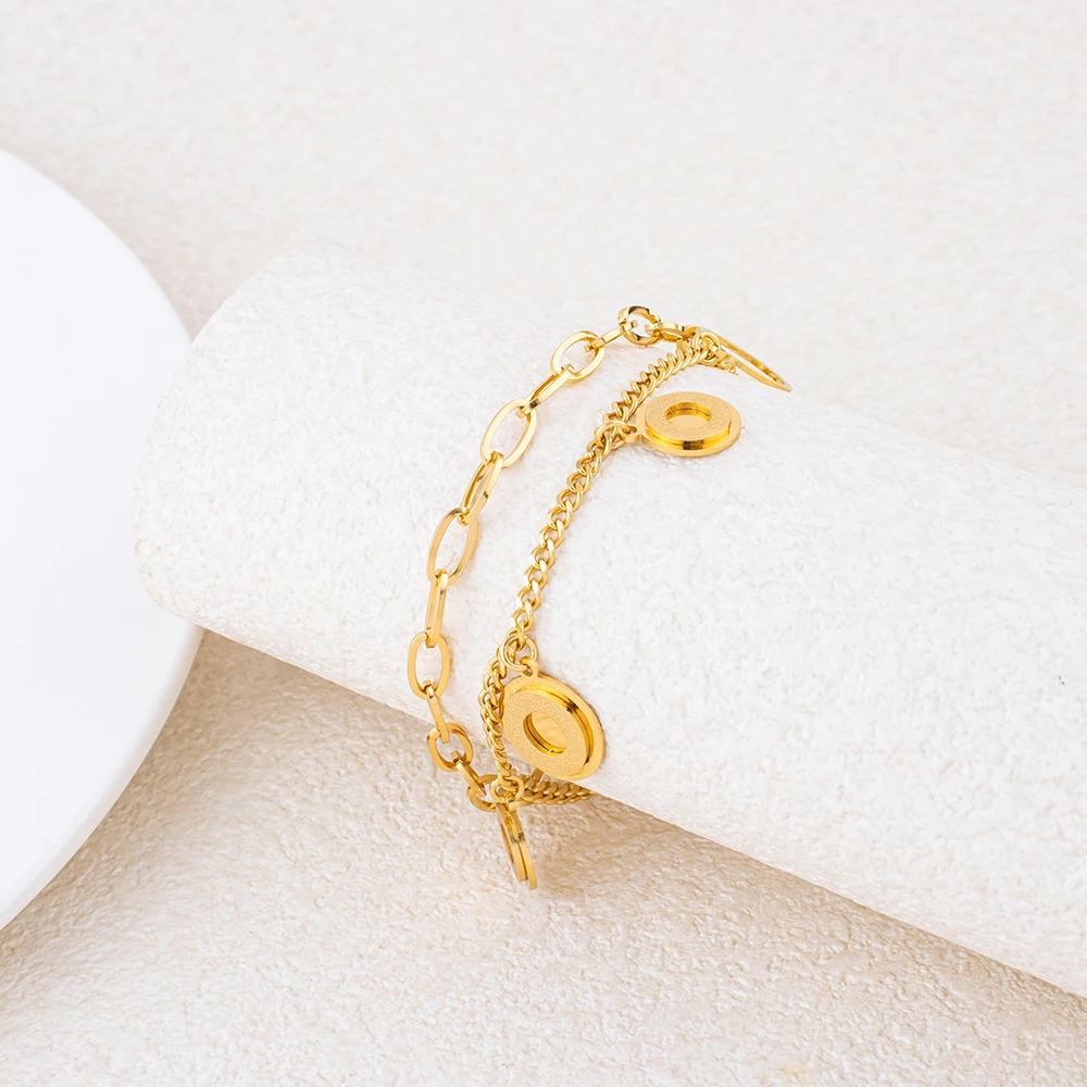 Damenarmband Trendiger Edelstahlschmuck 2026 Italienisches Charm-Armband Kostenlose Lieferung Artikel für Damen Frauenaccessoires – Detail 31