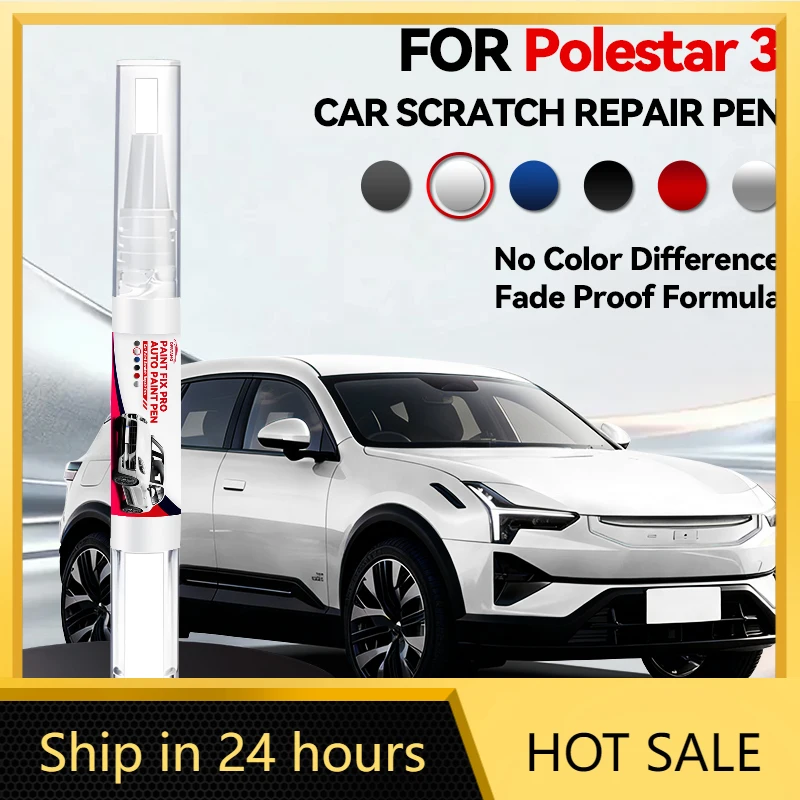 

Ручка-корректор для ремонта лакокрасочного покрытия автомобиля Polestar 3: аксессуары для устранения царапин, цвета: магниевый белый, космический черный, дымчато-серый, цвет песка.