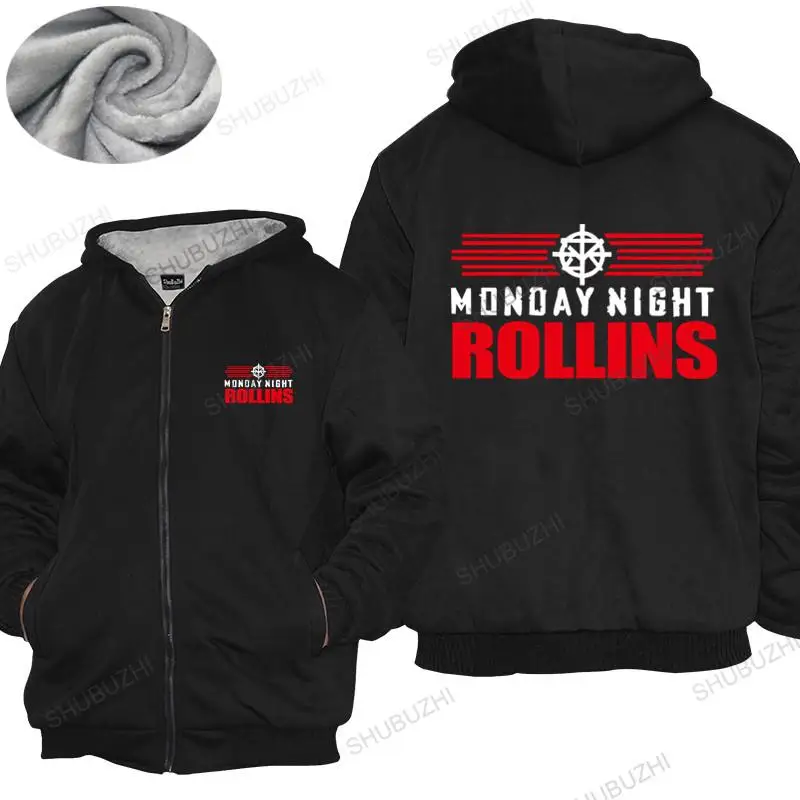 New Arrived Mens hoodies winter tops MONDAY NIGHT ROLLINS thick hoody  Wrestling Seth hoodies new fashion hoodie man