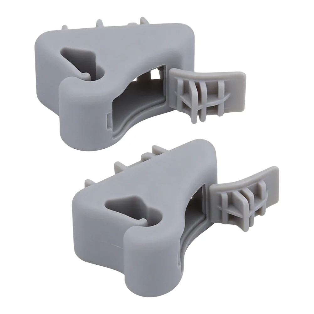 Pair of Sun Visor Retainer Clips for Mitsubishi For Pajero 2000 2006 Replacement Part MR779704 MR779705 ABS Material