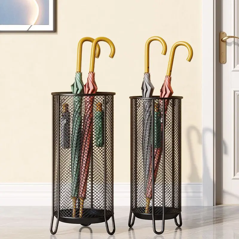 Pendurado Umbrella Rack Set, Armazenamento de guarda-chuva, Balde, Tubo, Racks Criativos na Porta, Sala de Estar, Casa, Hotel, Lobby, Loja, Escritório