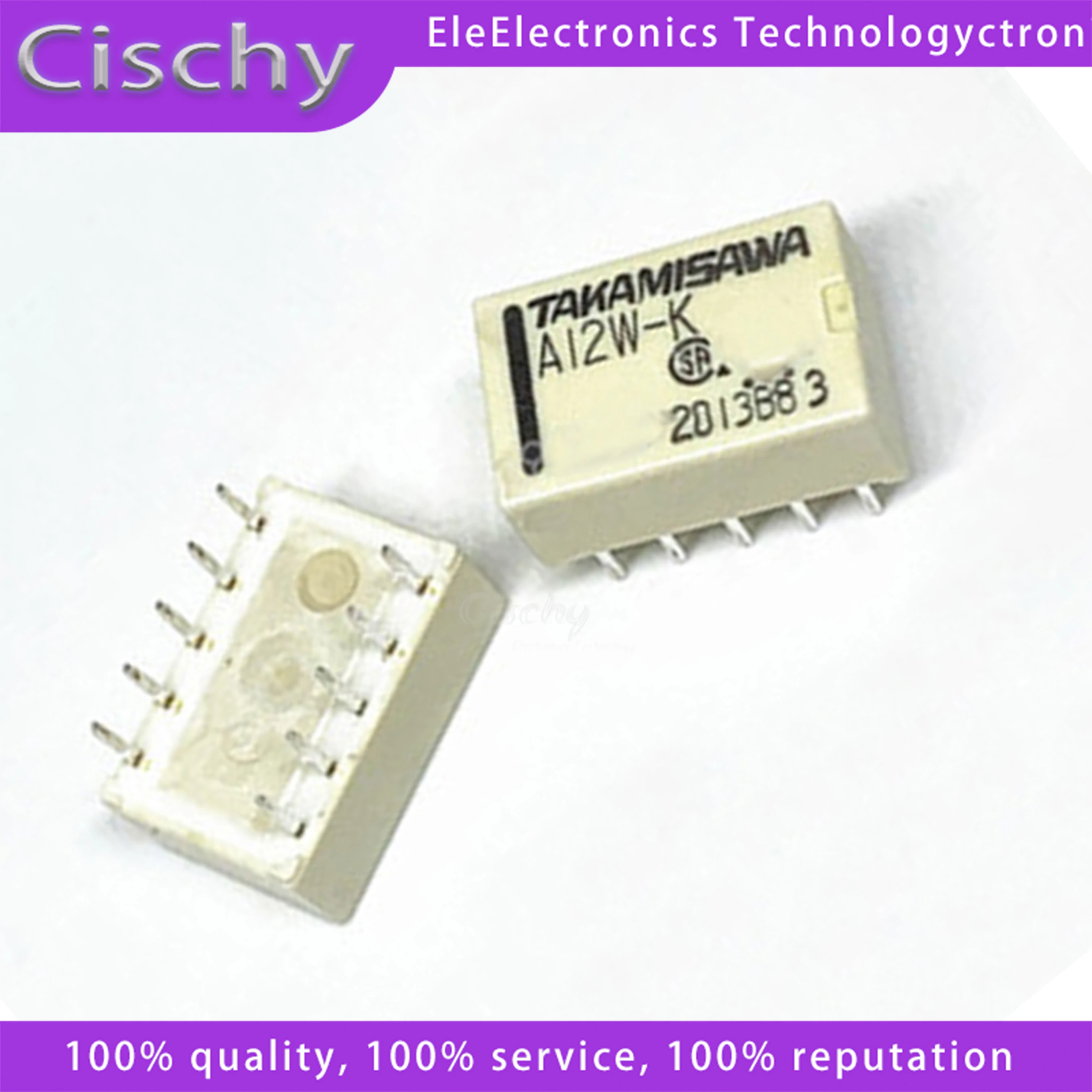 A12W-K A24W-K Relay A5W-K 12VDC 24VDC 5VDC 10-pin 12V 24V 5V DIP-10 1pcs/lot