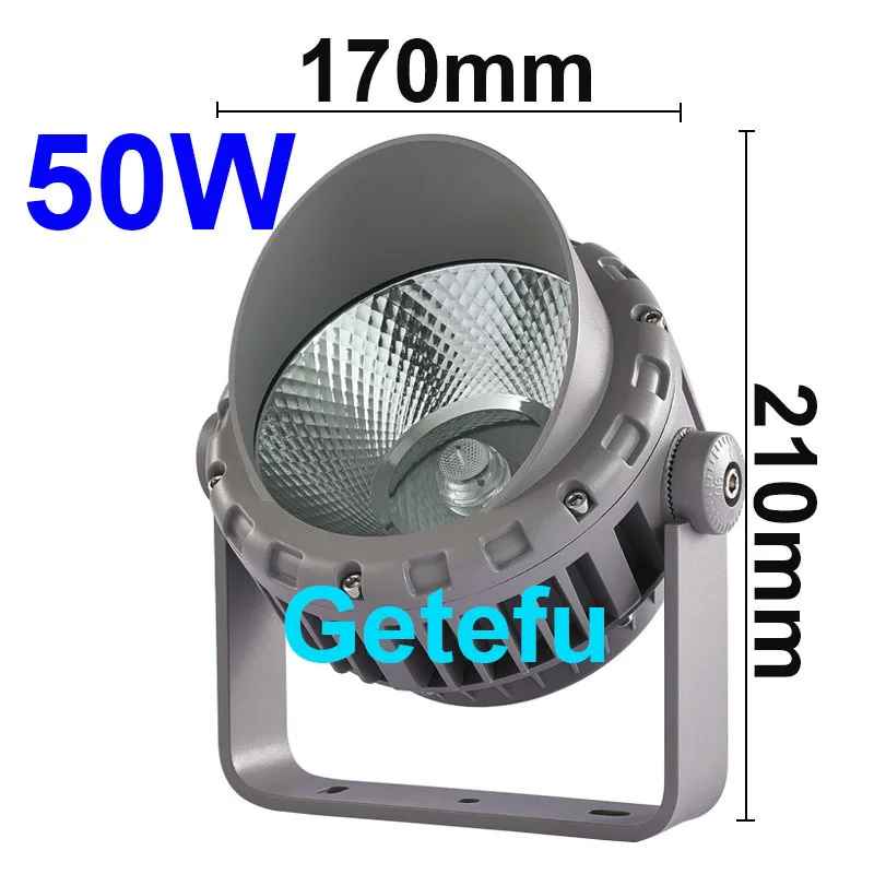 LED COB Gartenbeleuchtung 20W 30W 40W 50W Outdoor-Spike-Rasenlampe Wasserdichte LED-Leuchte Gartenweg-Spotlights AC110V 220V – Detail 5