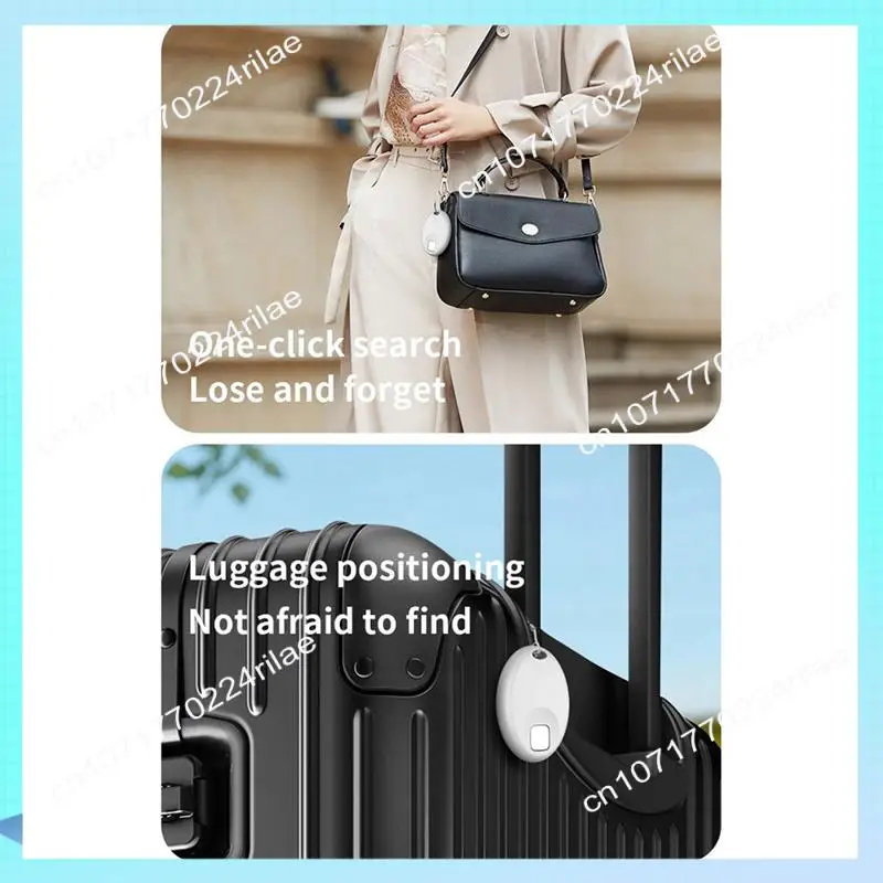 

A17Z Bluetooth Pet Tracking Locator Smart Anti-Lost Locator For Find My Airtag Anti-Lost Device Creamy White