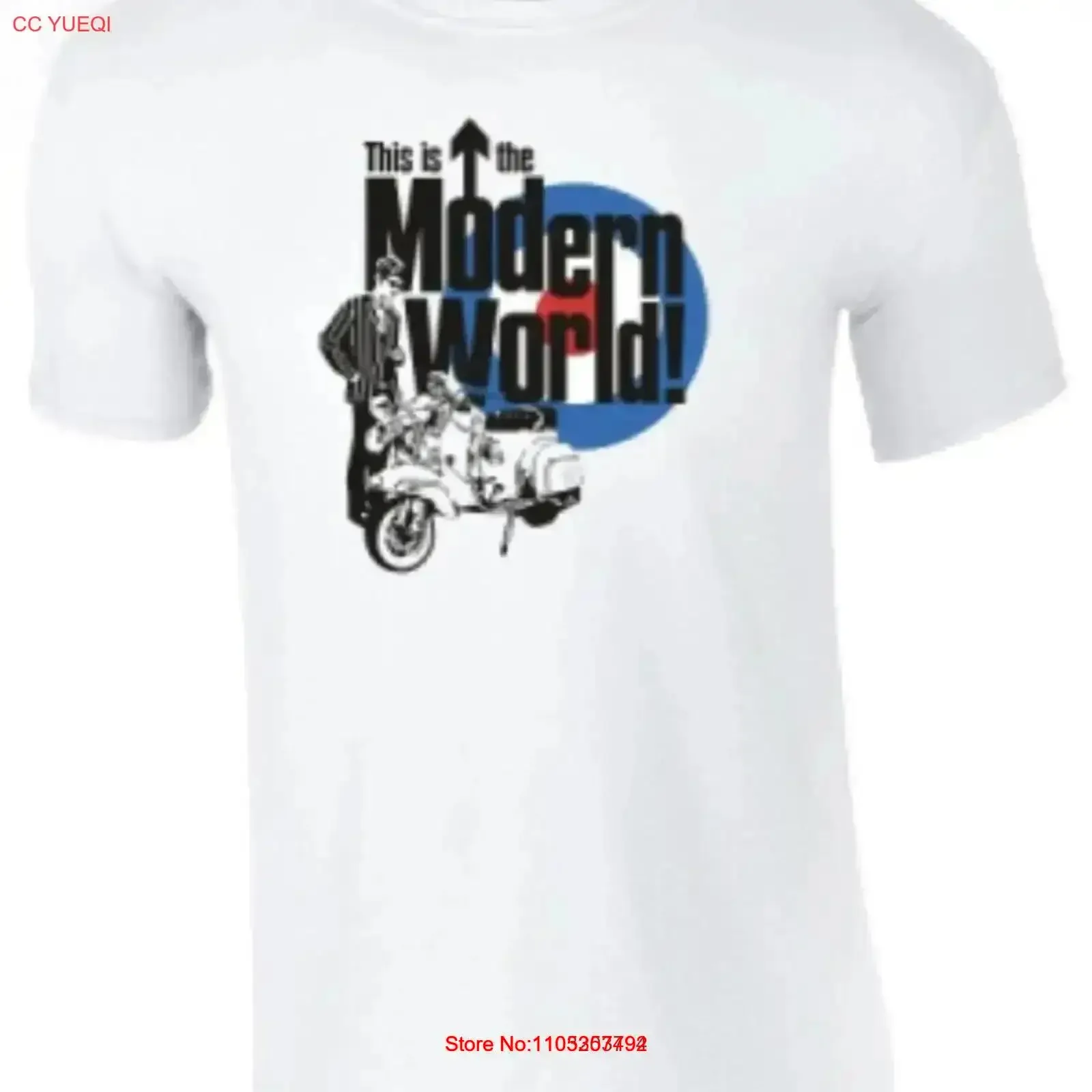 Mods This Is The Modern World Target T Shirt Vintage Northern Soul Scooter Washed streetwear Slightly vintage Washed