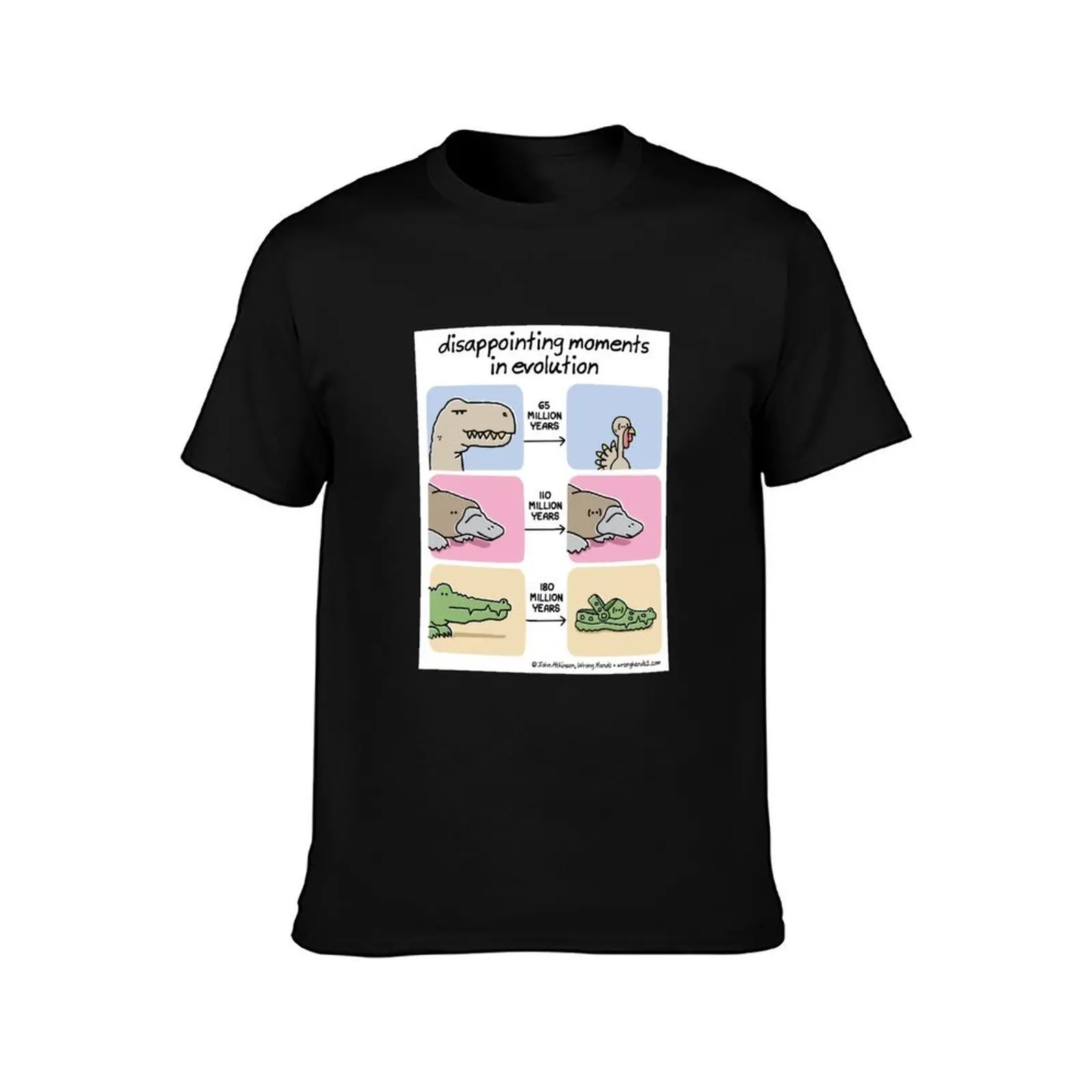disappointing moments in evolution T-Shirt Classic Print Short Sleeve Shirt T-Shirt