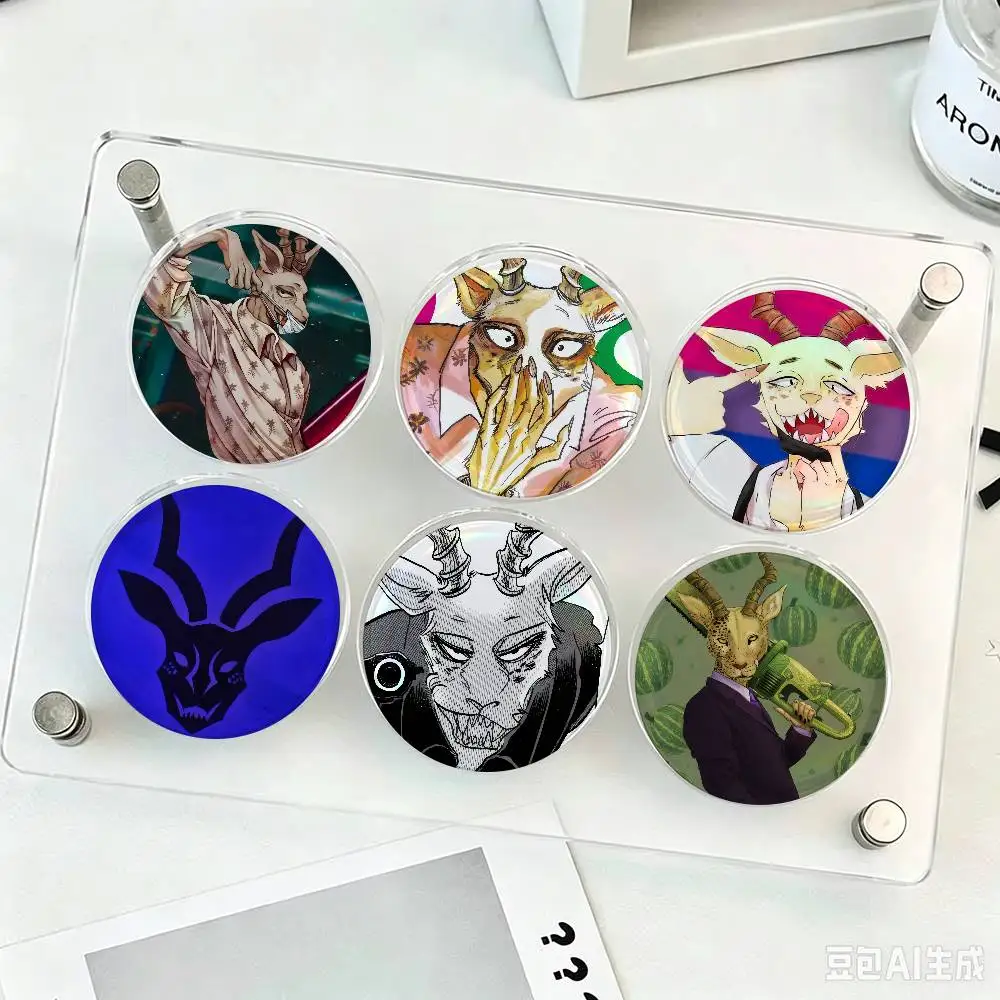 Anime Melon Beastars    Cute Series Pins Funny Badge Interesting Cartoon Animals Brooches Backpack Clothes Gift Accessory