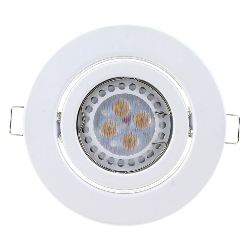 Indoor Lighting GU10 MR16Fixture Frame LED Ceiling Spot Light Frame Socket Adjustable Fitting Hole Lamp Lighting Fixture