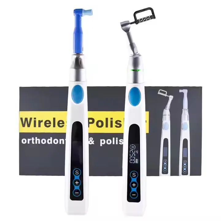 2-in-1  Wireless Polisher with Type-C Charging Electric  Handpiece 4:1 Contra Angle