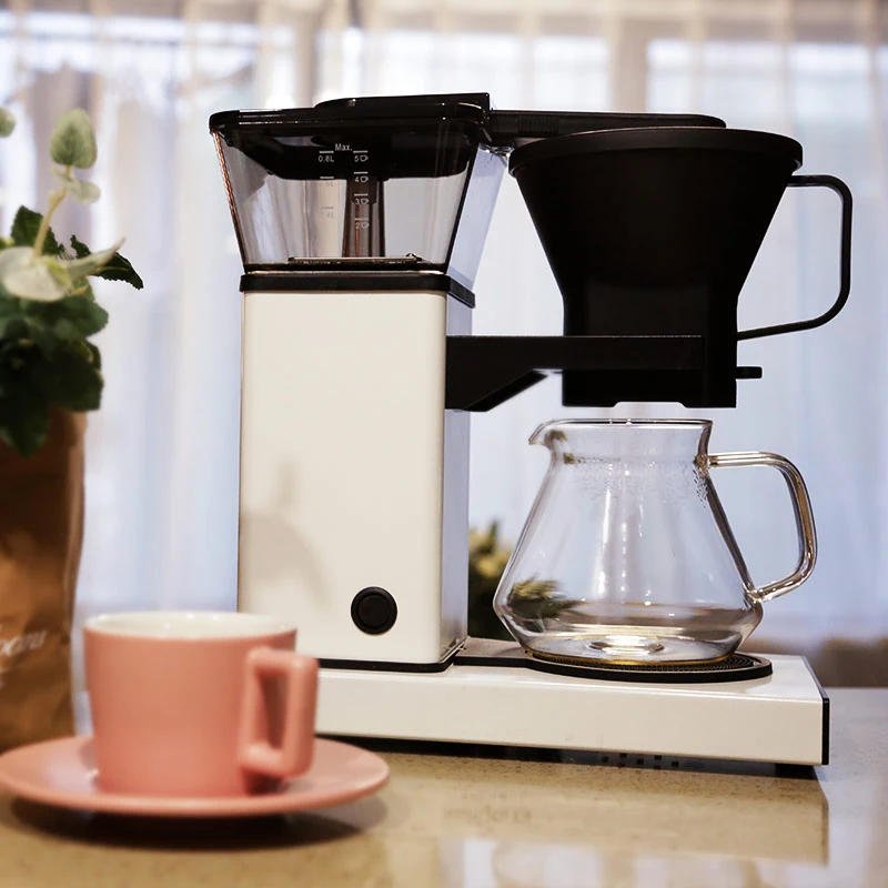 Hand-brewed coffee machine Household American small semi-automatic brewing machine drip coffee pot appliance 1350W