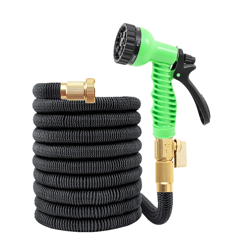 Garden Expandable High-Pressure Water Pipe, 7 Functions, Water Gun, US3/4 Connector, Used For Garden Farm Irrigation Tools