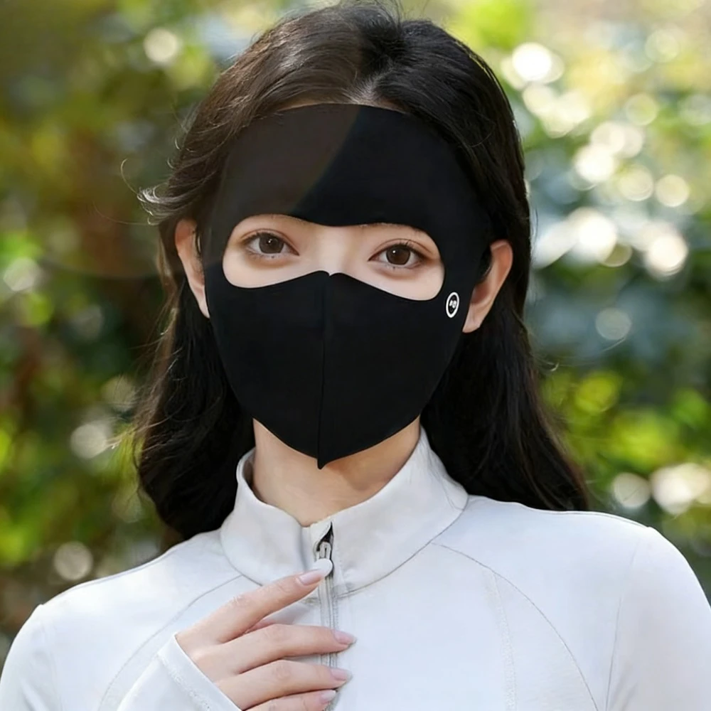 Picture 5: Ice Silk UV Protection Face Cover Breathable Reusable Mask Motorcycle Running Cycling Riding