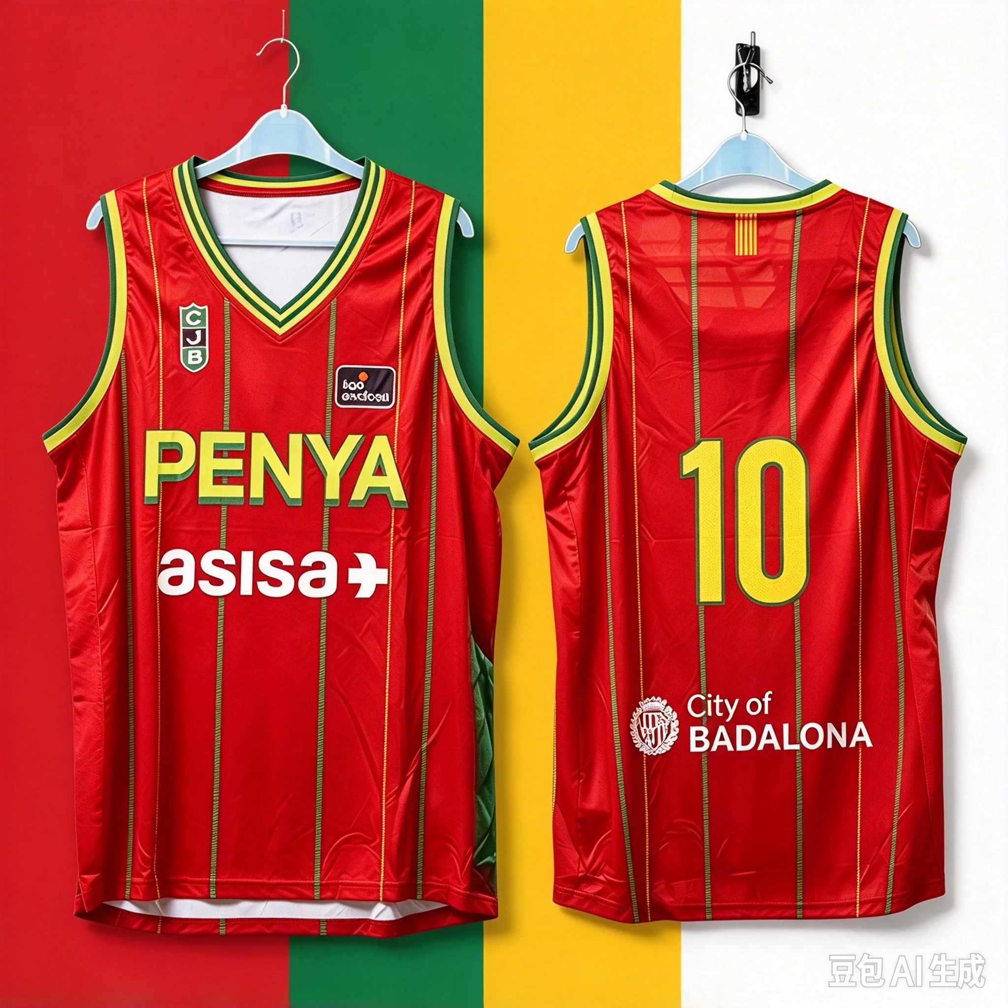 2027-26 Season Penya Joventut Badalona Unisex Basketball Jersey Vest, Men Sleeveless Breathable Vest, Street Basketball Jersey