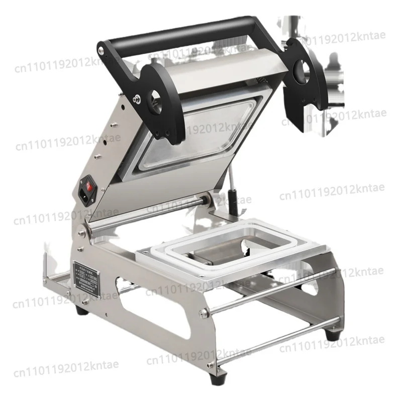 Food Tray Package Small Plastic Tray Sealing Machine Plate Sealing Machine Tray Heat Sealer