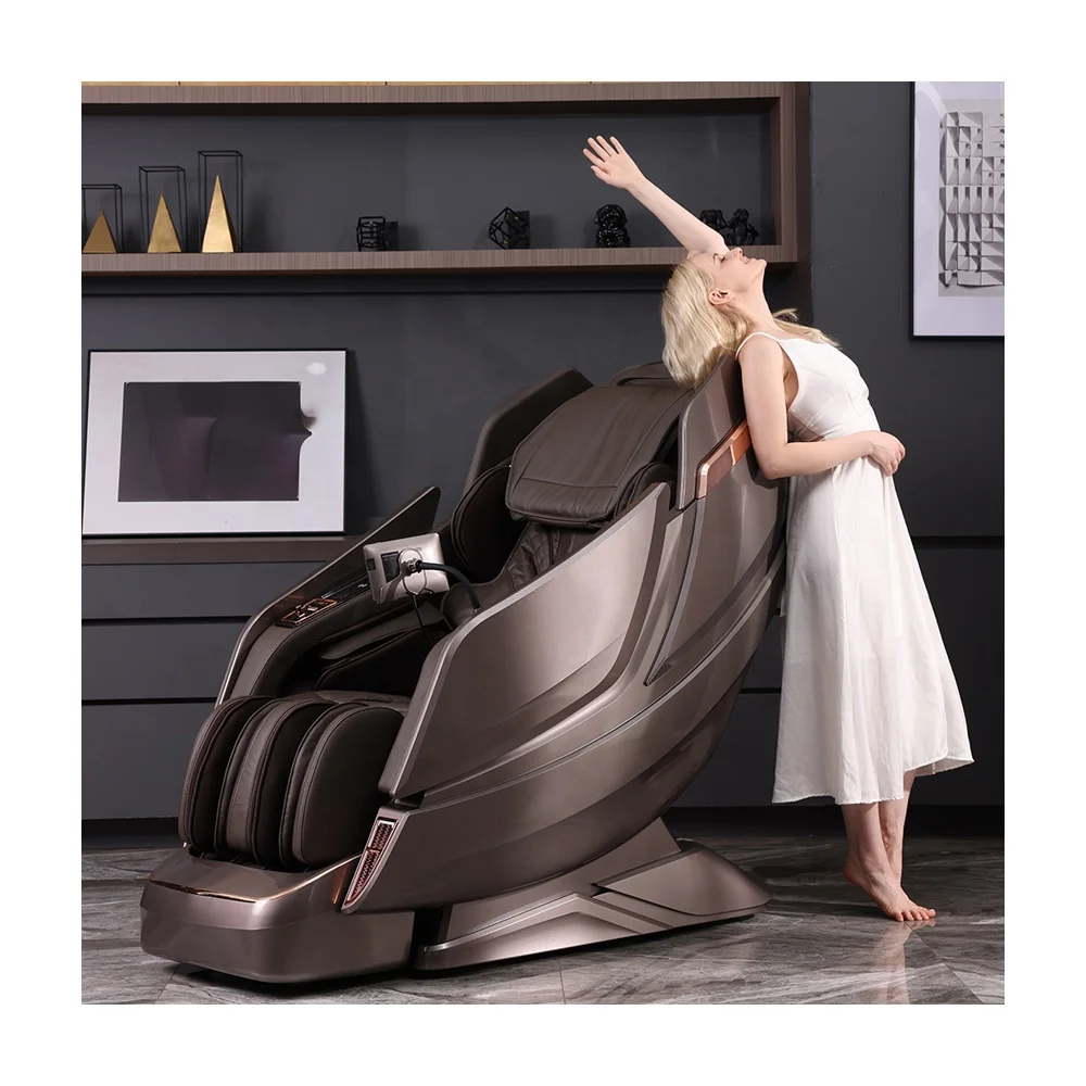 2024 Origin Factory Luxury Automatic Electric Intelligent Massage Full Body Shiatsu Neck And Back Massage Chair  Zero Gravity 4D