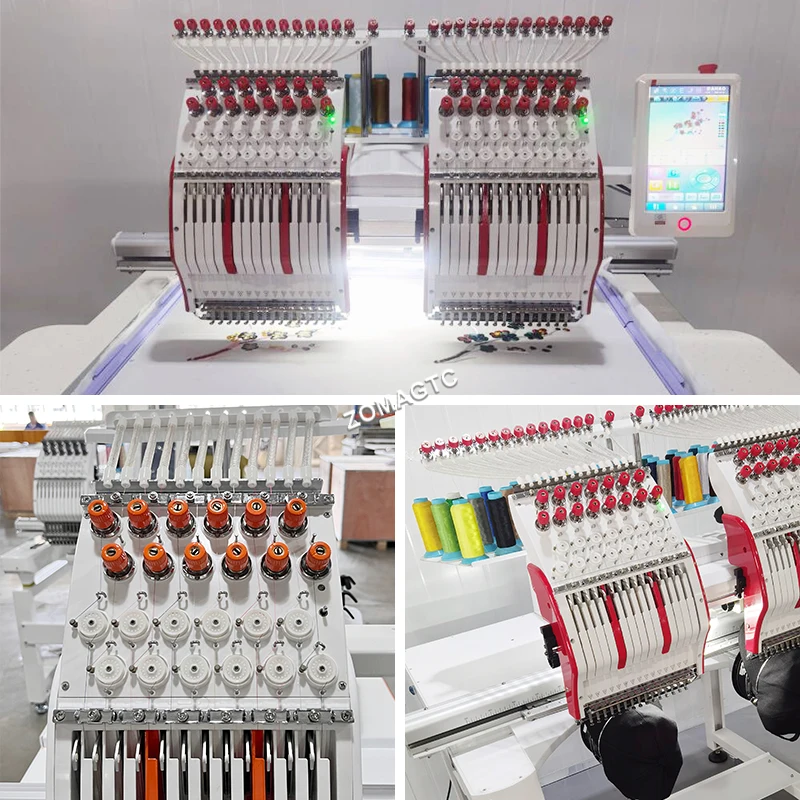 Big Sale!!! Double Head China Factory ZOMAGTC Embroidery Machine Price High Quality Embroidery Machine Made In China
