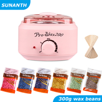 500ml Depilatory Pot Wax Heater Waxing Machine Hard Wax Bean for Wax Warmer Epilator Wax-Melt Pot Paraffin for Body Hair Removal