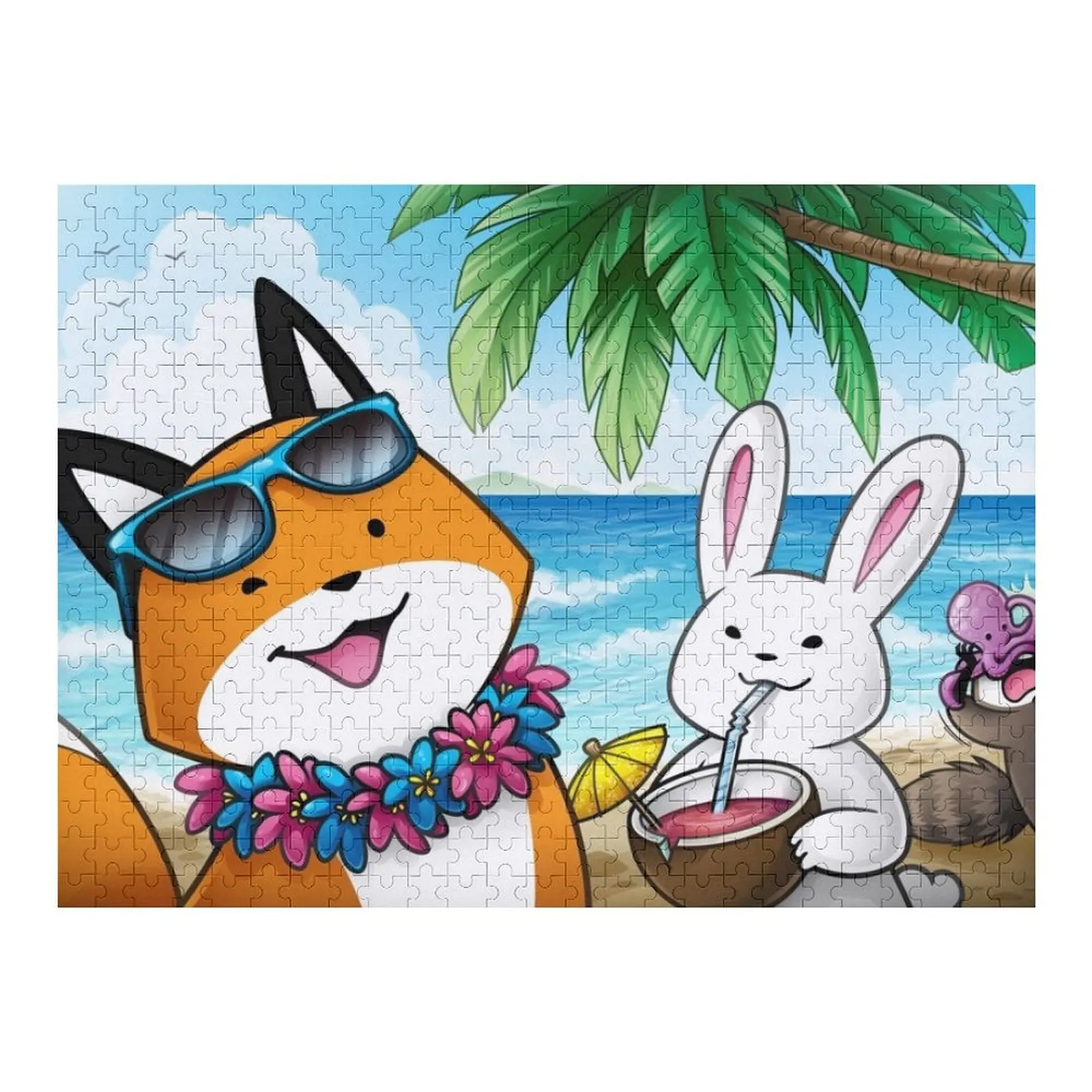 

Fox and Friends - Summer Fun Jigsaw Puzzle Jigsaw For Kids Game Children Novel Toys For Children 2022 Puzzle