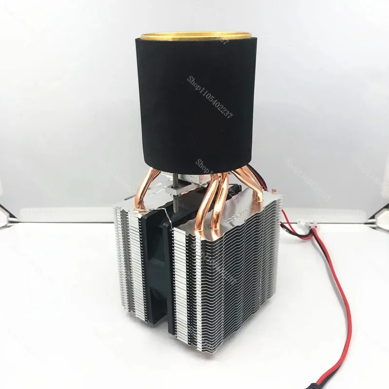 DIY Beverage Cooling Cup Kit Semiconductor Refrigeration Chip Quick Drink Chiller Icy Beverage Maker Experimental Assembly
