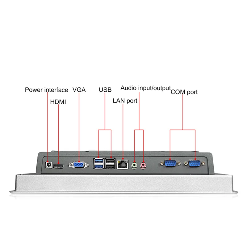 Fully Fit Computer Capacitive Touch Screen Panel Ip65 All In One Industrial Panel Pc Android Rk3288 Industrial Pc