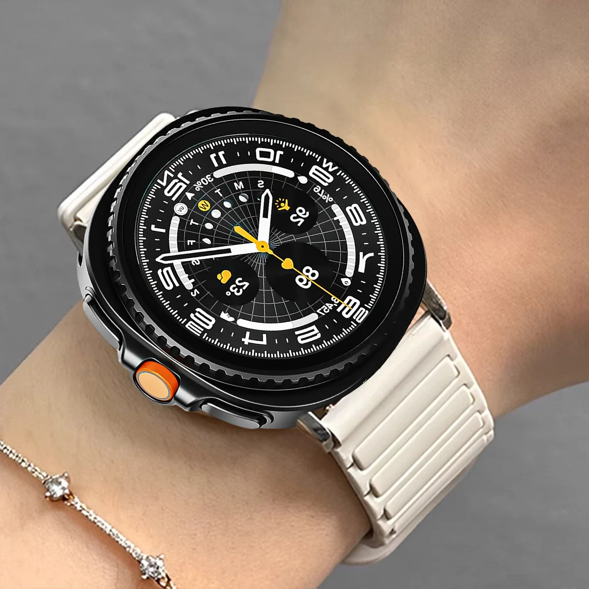 Magnetisches Armband für Samsung Galaxy Watch 8 9/8Classic 40 44mm 46mm Silikonband für Galaxy Ultra 2026 Ultra 47mm Uhrenarmband – Detail 3