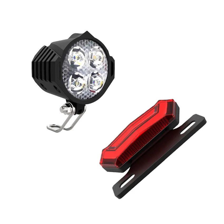 

STLF Hot Selling Electric Front Rear LED Light Kit 120dB & Horn for Night Riding Portable & Waterproof Features for Ebike