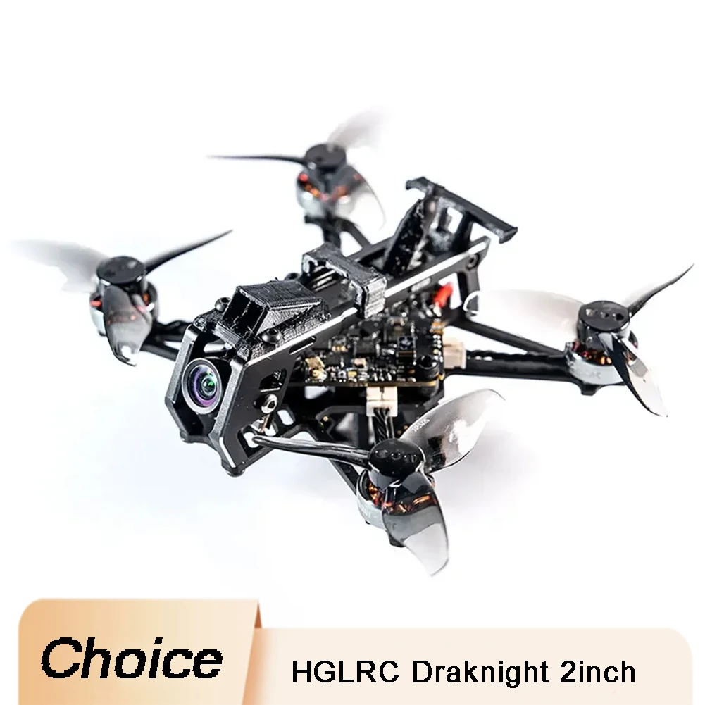 

HGLRC 2025 New Draknight 2inch 91.8mm Toothpick FPV Drone With SPECTER12 ES2-4S AIO 400mW VTX SPECTER 1003 10000KV Motor