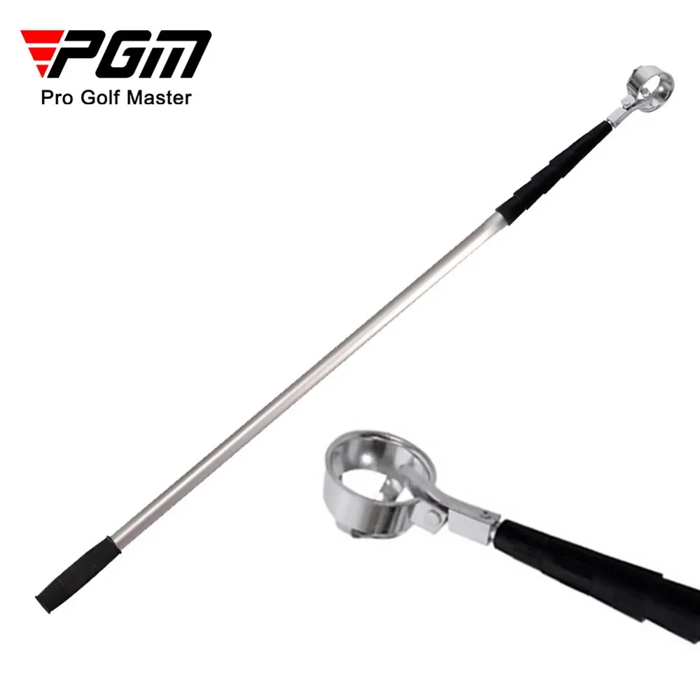 PGM Golf Ball Pick Up Tools Teleskopowy odkurzacz do piłek golfowych Retracted Golf Pick up Automatyczna blokada Scoop Picker LQQ001