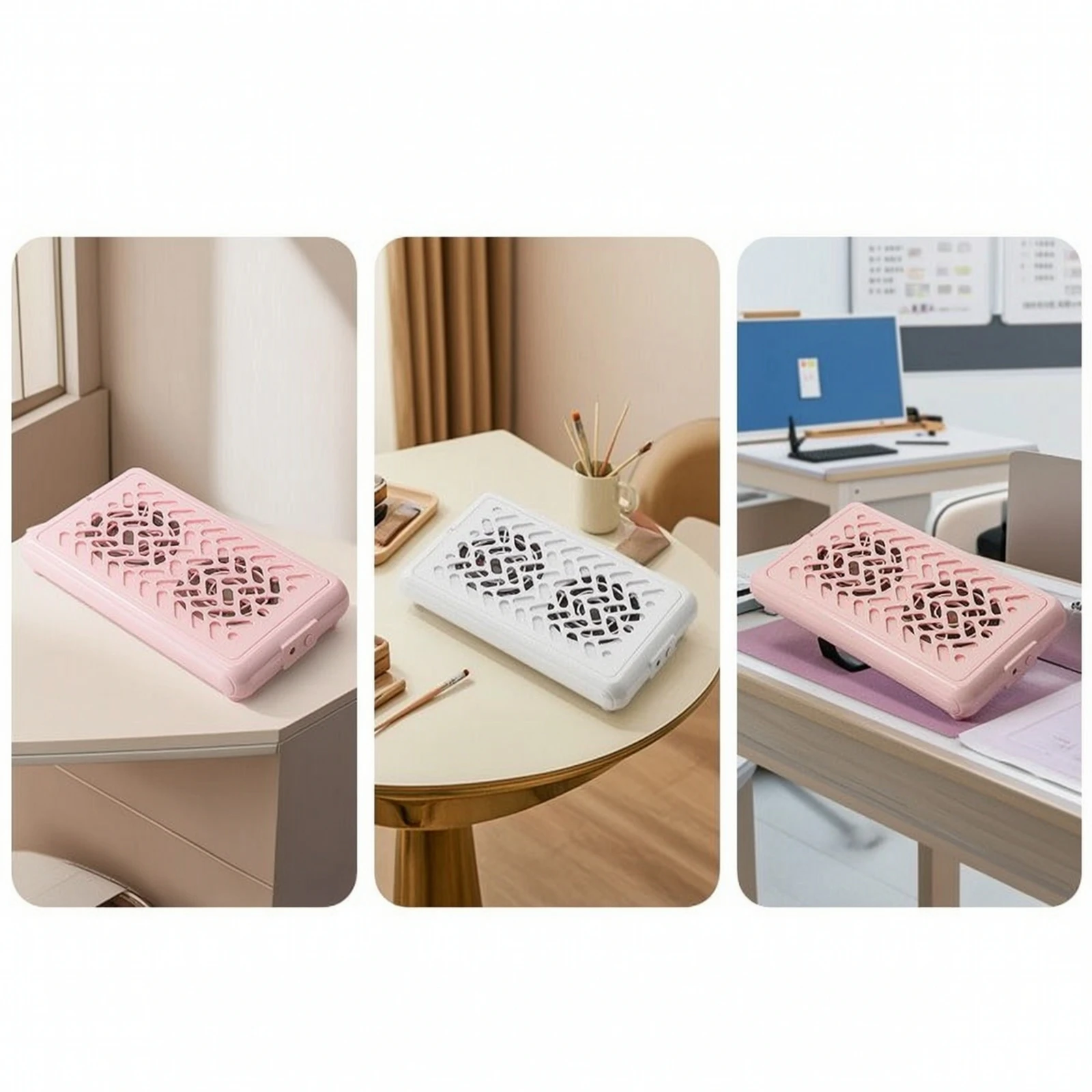 Nail Dust Collector Strong Suction Nail Dust Extractor Appliance Desktop Lightweight for Manicurists, Manicure Tables