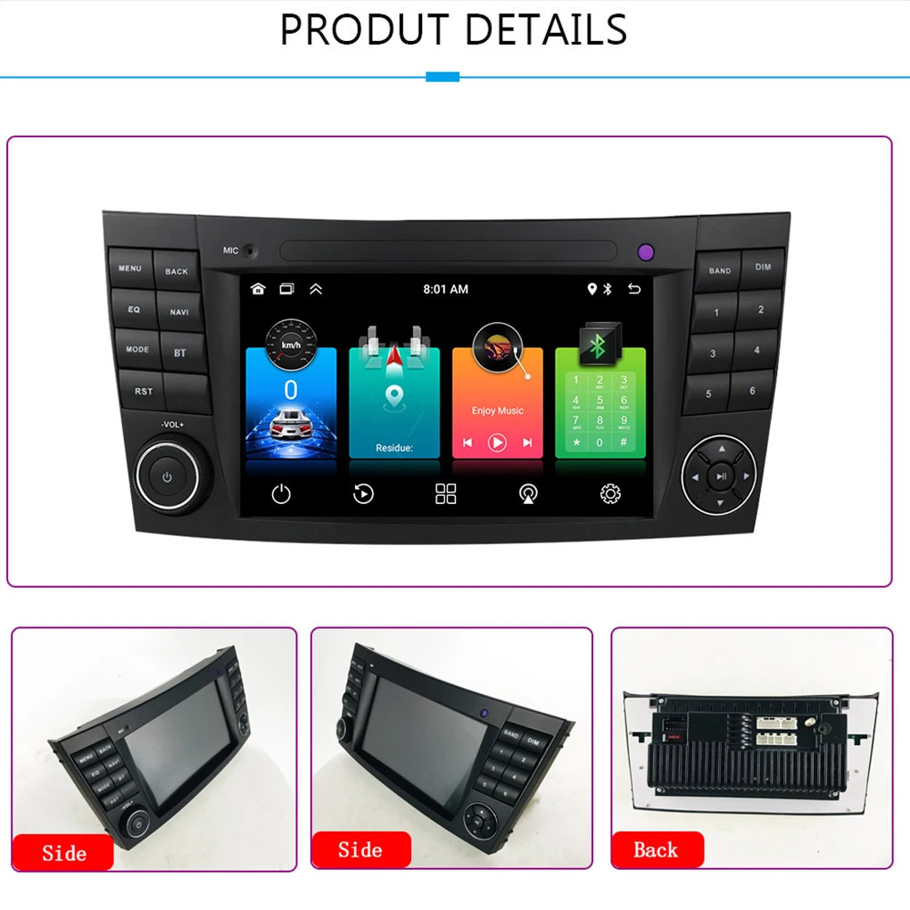Driving Experience With Touchscreen Car Radio And 3D Kartenansicht