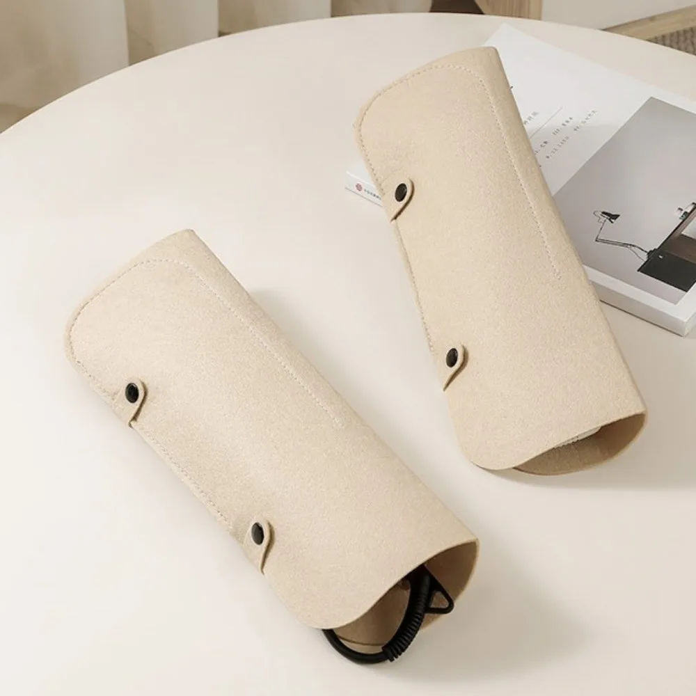 Felt Curling Iron Bag Heat-Resistant Protective Cover Straightener Storage Pouch HighTemperature Curling Iron Insulation Mat