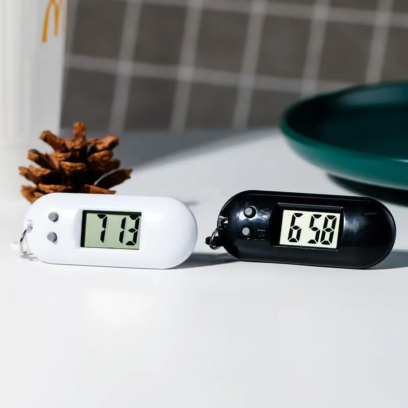 Reloj de bolsillo con llavero digital LED deportivo Mini reloj: compacto y portátil, ideal para estudiantes y niños