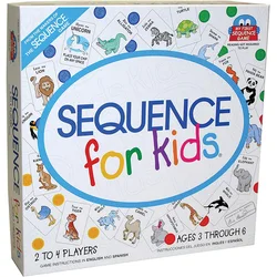 SEQUENCE Board Game for Kids - Exciting and Challenging Game of Strategy and Luck, Play with Friends and Family