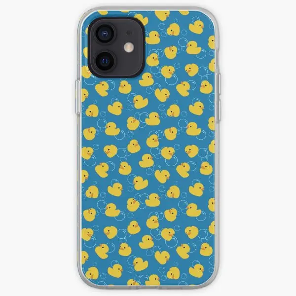 Cute Yellow Bath Duck Pattern Iphone Tou  Phone Case Customizable for iPhone 6 6S 7 8 Plus X XS XR Max 11 12 13 14 Pro Max Mini