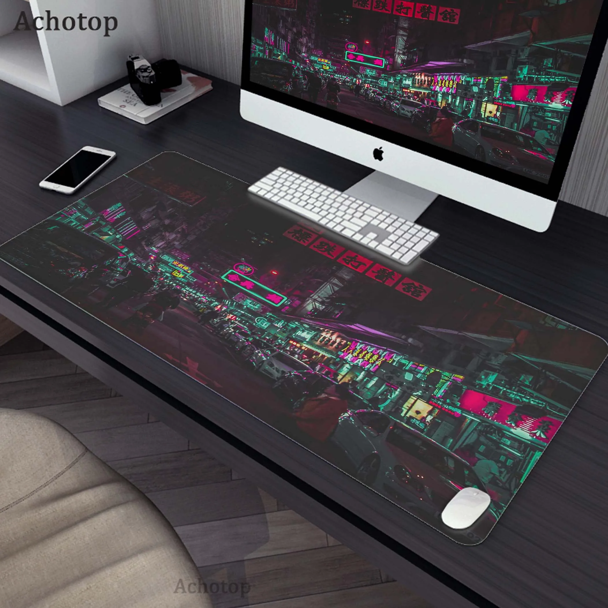 

Mouse Pad Pc Gamer Mousepad Rubber Mouse Mat Gaming Speed Keyboard Pads Office Rubber Desk Mat Cyberpunk Style Gamer Desk Mat