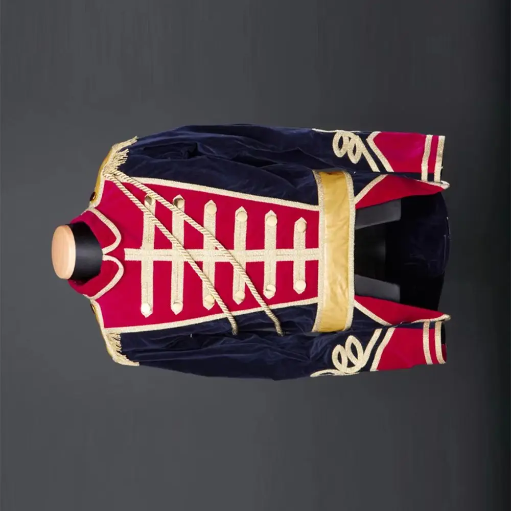 

Victorian Royal Court Noble Officer Soldier Jacket Medieval Theatre The Ballet Musical Military Parade Walking Uniform Coat