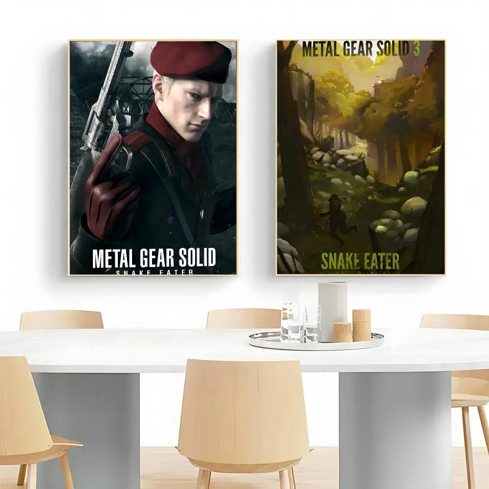 tactical game m-metal Gear Solid 3 Snake Eater Poster Wall Art Print Decorative Mural Home Decor Gift Unframed