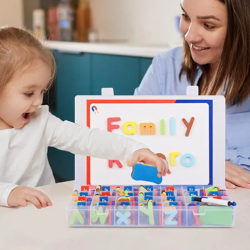 Classroom Magnetic Letters Magnet Foam Alphabet Letters Classroom Magnetic Letters With Double-side Magnetic Board Foam Alphabet