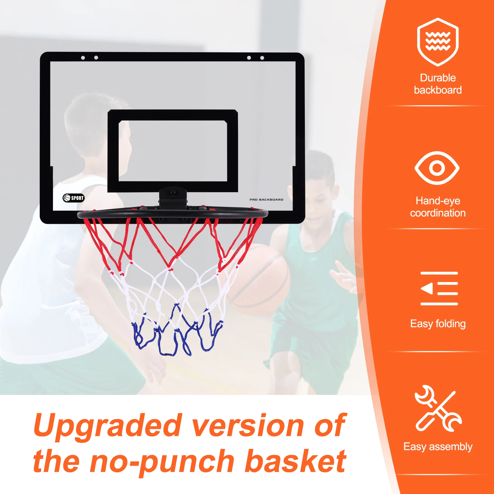 Indoor Hause Basketball Fans Sport Spiel Set Basketballkorb Baby Tragbare Basketball Für Kinder Kinder Erwachsene