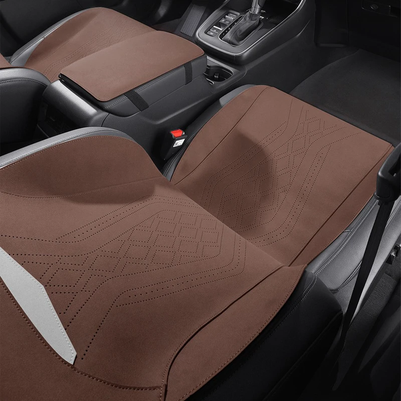 Custom Car Seat Covers For Honda CRV 2017 2018 2019 2020 2021 2022 2023 CR-V Suede leather Car Seat Protective Cover Accessories